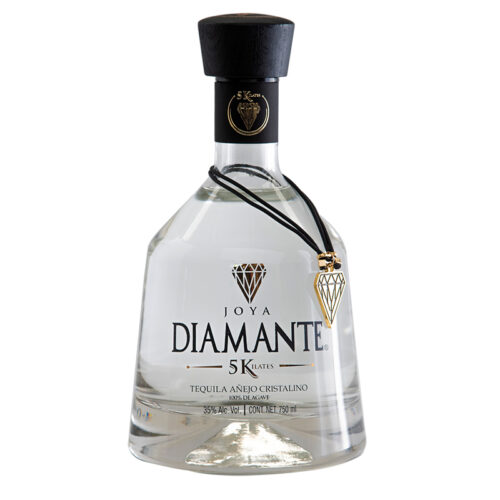Tequila Joya Diamante 5 Kilates Añejo Cristalino 750 ml.