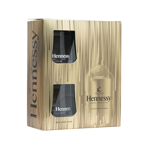Cognac Hennessy VS 700 ml. + 2 Copas