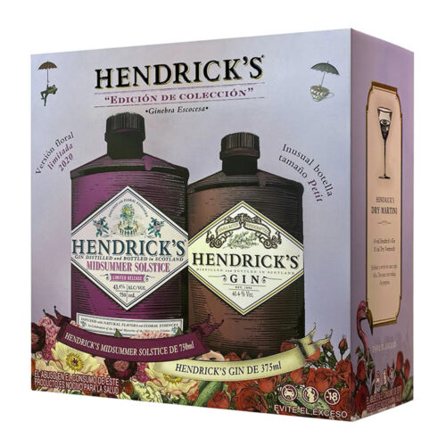 Ginebra Hendricks Midsummer Solstice 750 ml. + Hendricks 375 ml.