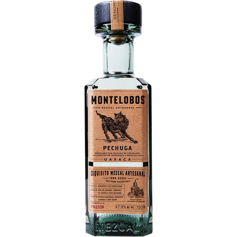 Mezcal Montelobos Pechuga 750 ml. 1 Mezcal Montelobos Pechuga 750 ml.
