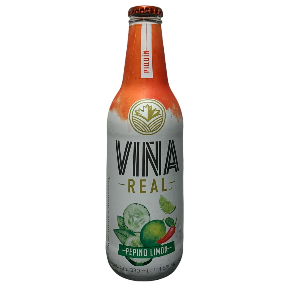 Viña Real Pepino Limon Piquin 330 ml. 1 Viña Real Pepino Limón Piquin 330 ml.