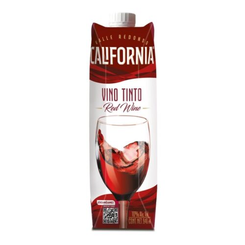 Vino Tinto California 946 ml. Tetra Brik