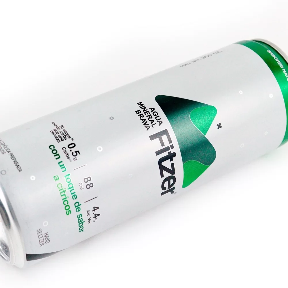 Fitzer Hard Seltzer Citricos 355 ml. 3 Fitzer Hard Seltzer Citricos 355 ml.
