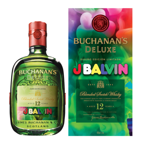 Whisky Buchanans 12 Años Edición J Balvin 750 ml.