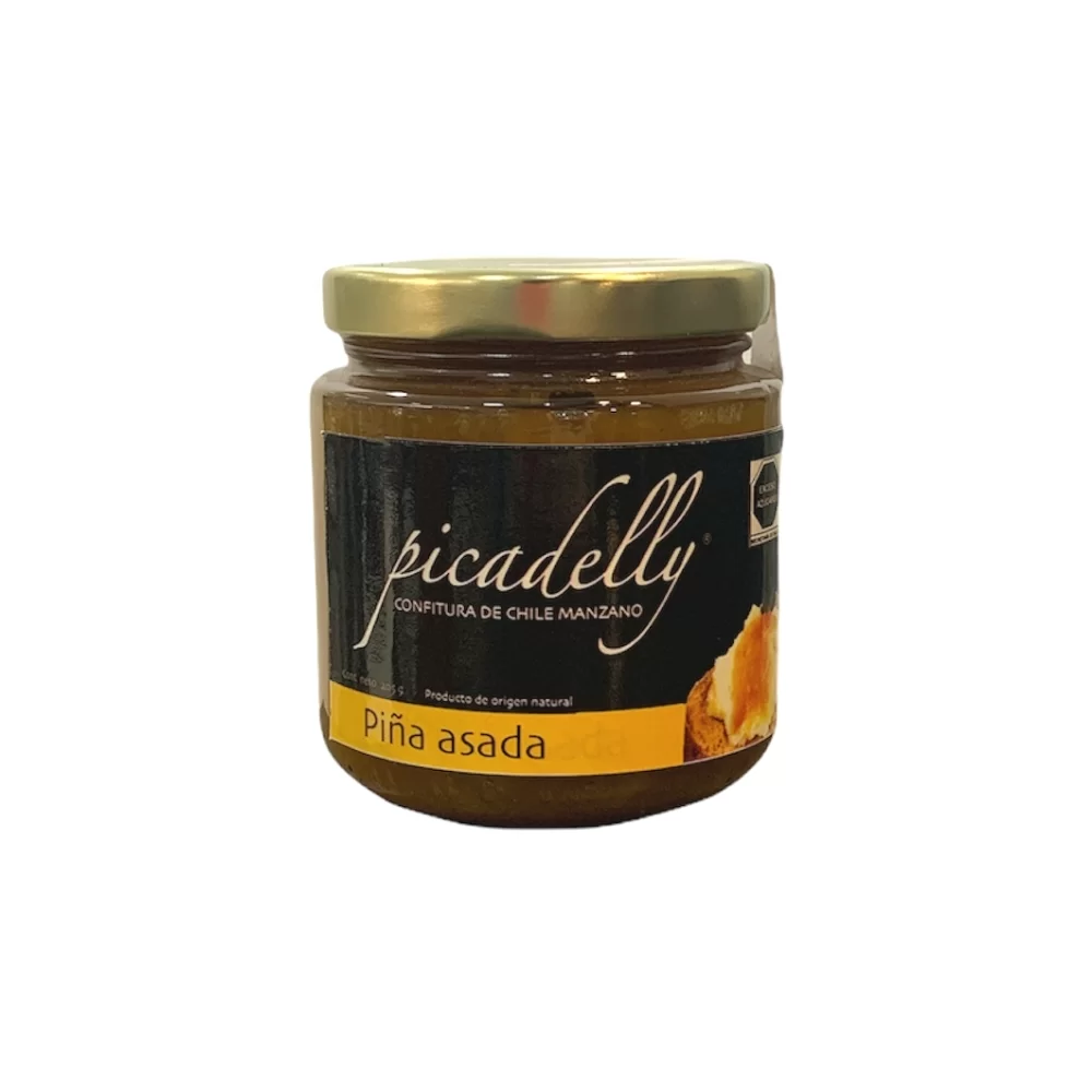 Mermelada De Chile Manzano Picadelly Piña Asada 205 gr. 1 Mermelada De Chile Manzano Picadelly Piña Asada 205 gr.