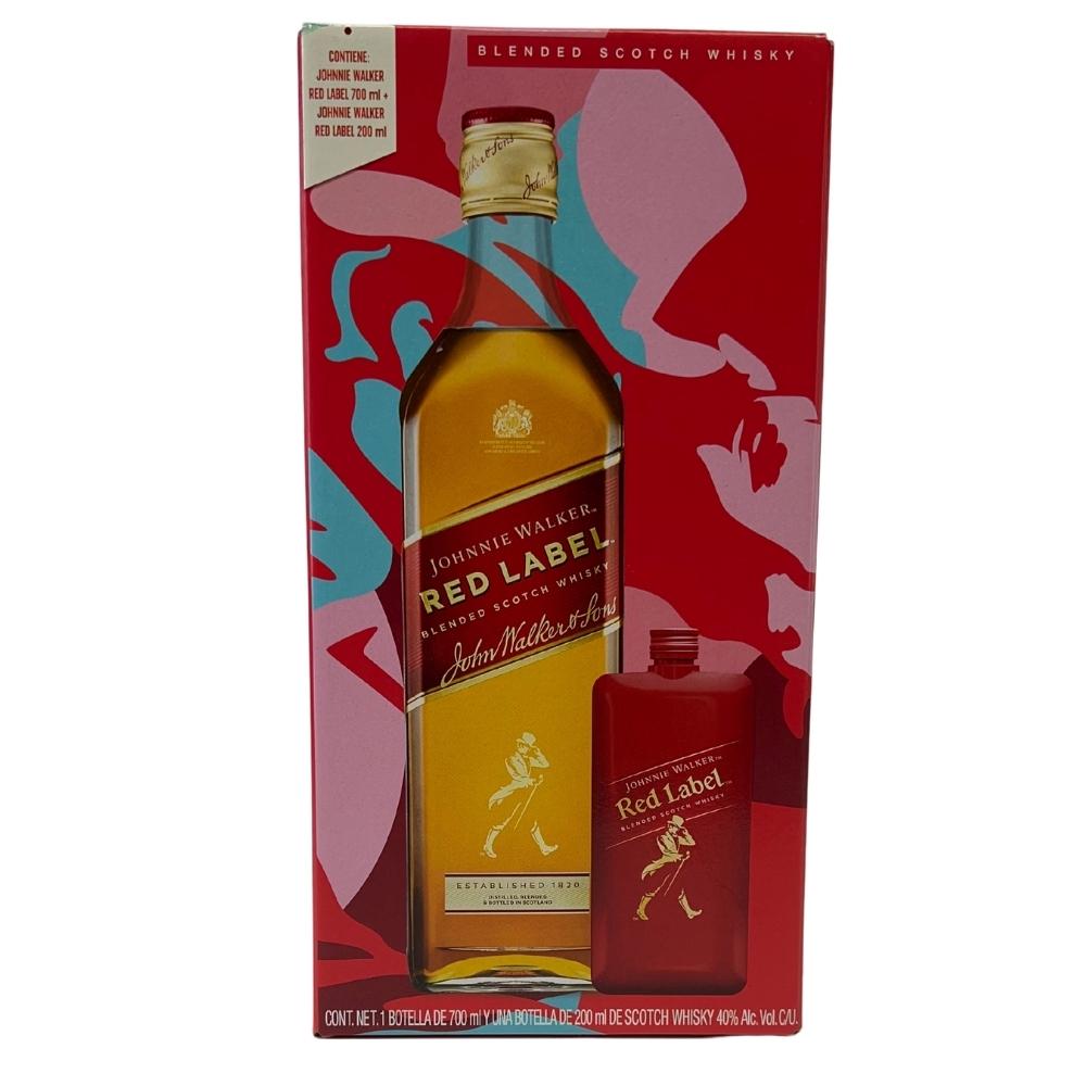 Whisky Johnnie Walker Red Label 700 ml. + J.W. Red Label Pocket 200 ml. 1 Whisky Johnnie Walker Red Label 700 ml. + J.W. Red Label Pocket 200 ml.
