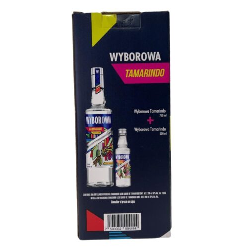 Licor de Vodka Wyborowa Tamarindo 750 ml. + 200 ml.