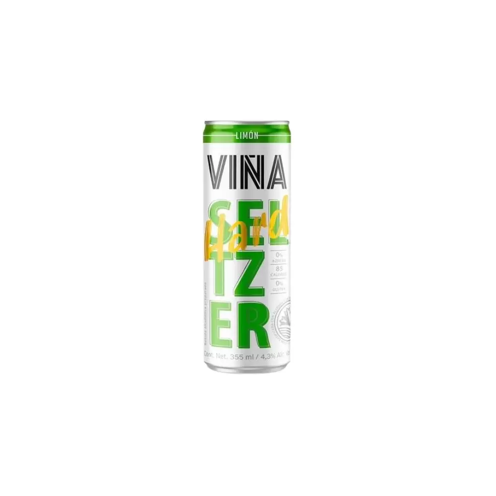 Viña Real Hard Seltzer Limon 355 ml. 1 Viña Real Hard Seltzer Limon 355 ml.