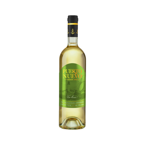 Vino Blanco Puerto Nuevo Sauvignon Blanc 750 ml.