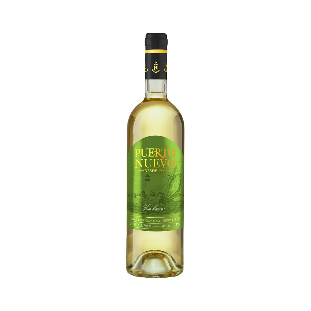 Vino Blanco Puerto Nuevo Sauvignon Blanc 750 ml. 1 Vino Blanco Puerto Nuevo Sauvignon Blanc 750 ml.