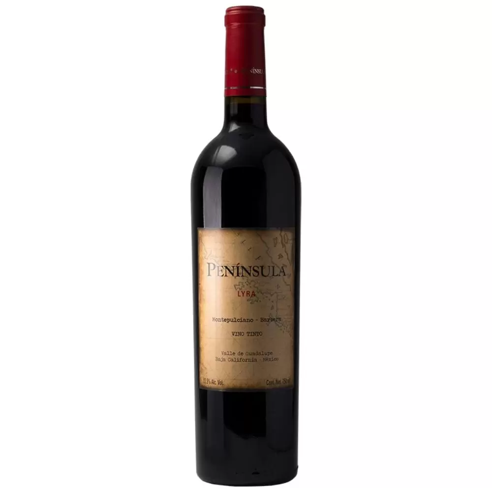 Vino Tinto Peninsula Lyra 750 ml. 1 Vino Tinto Península Lyra 750 ml.