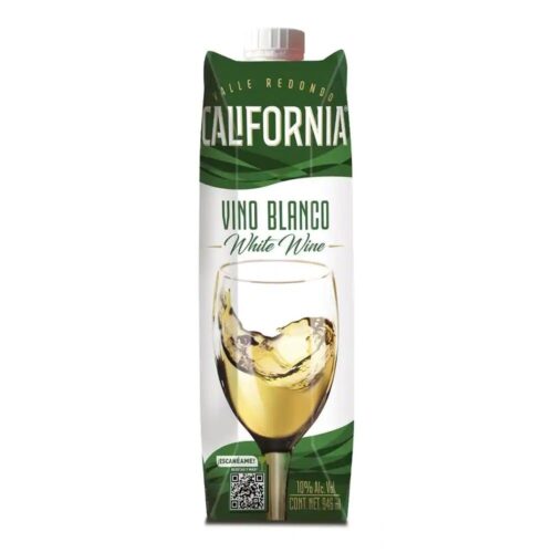 Vino Blanco California 946 ml. Tetra Brik