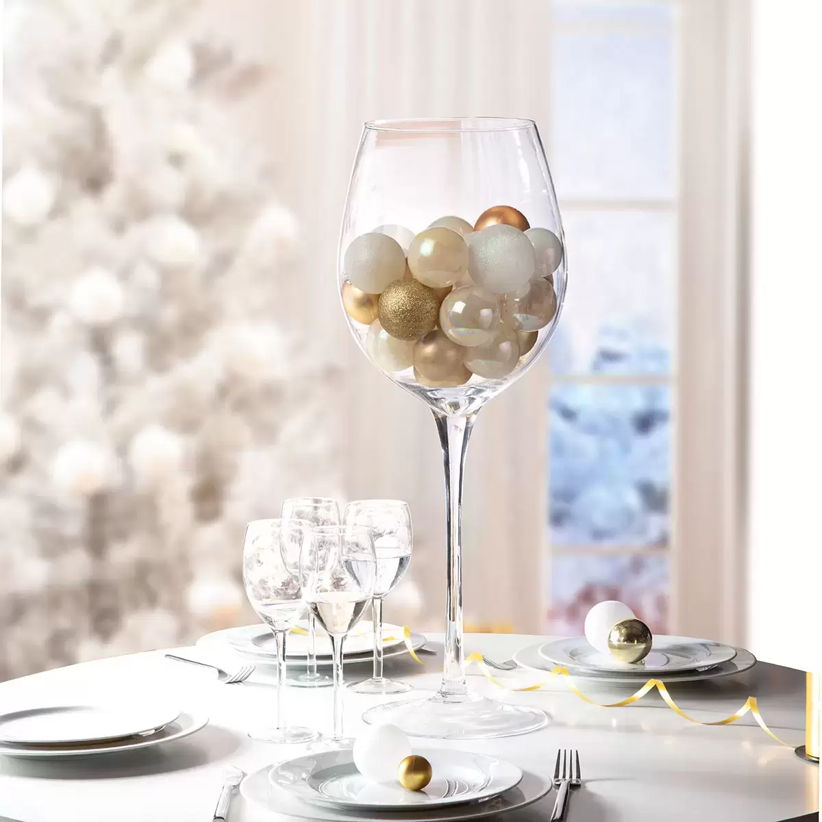 Copa de Vino Grande Decorativa 23cm x 60cm 1 Copa de Vino Grande Decorativa 23cm x 60cm