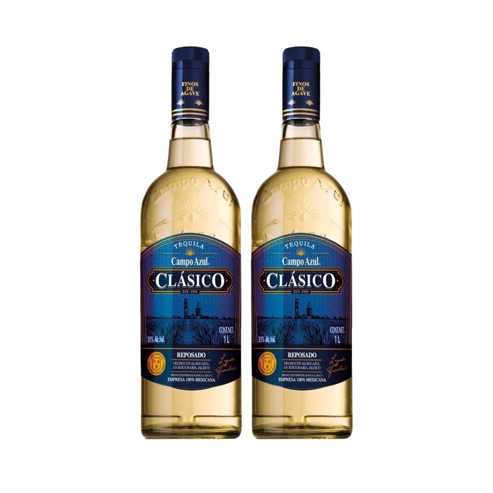 Tequila Campo Azul Clasico Reposado 2x1 750 ml. Sampieri Vinos y Licores