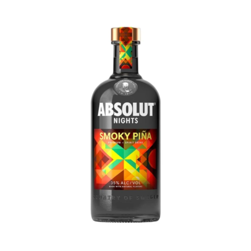 Licor de Vodka Absolut Nights Smoky Piña 700 ml.