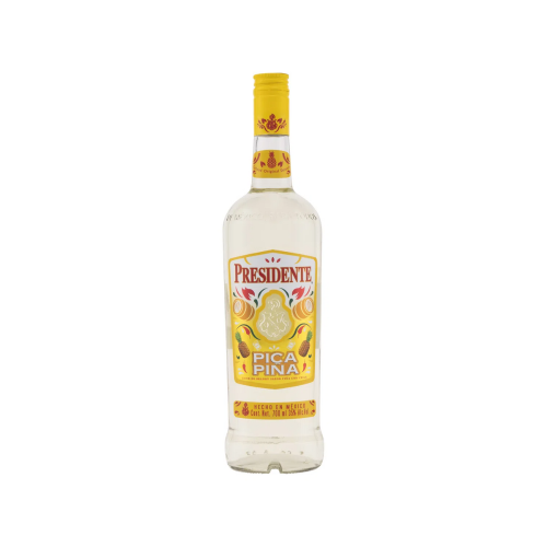 Licor de Brandy Presidente Pica Piña 700 ml.