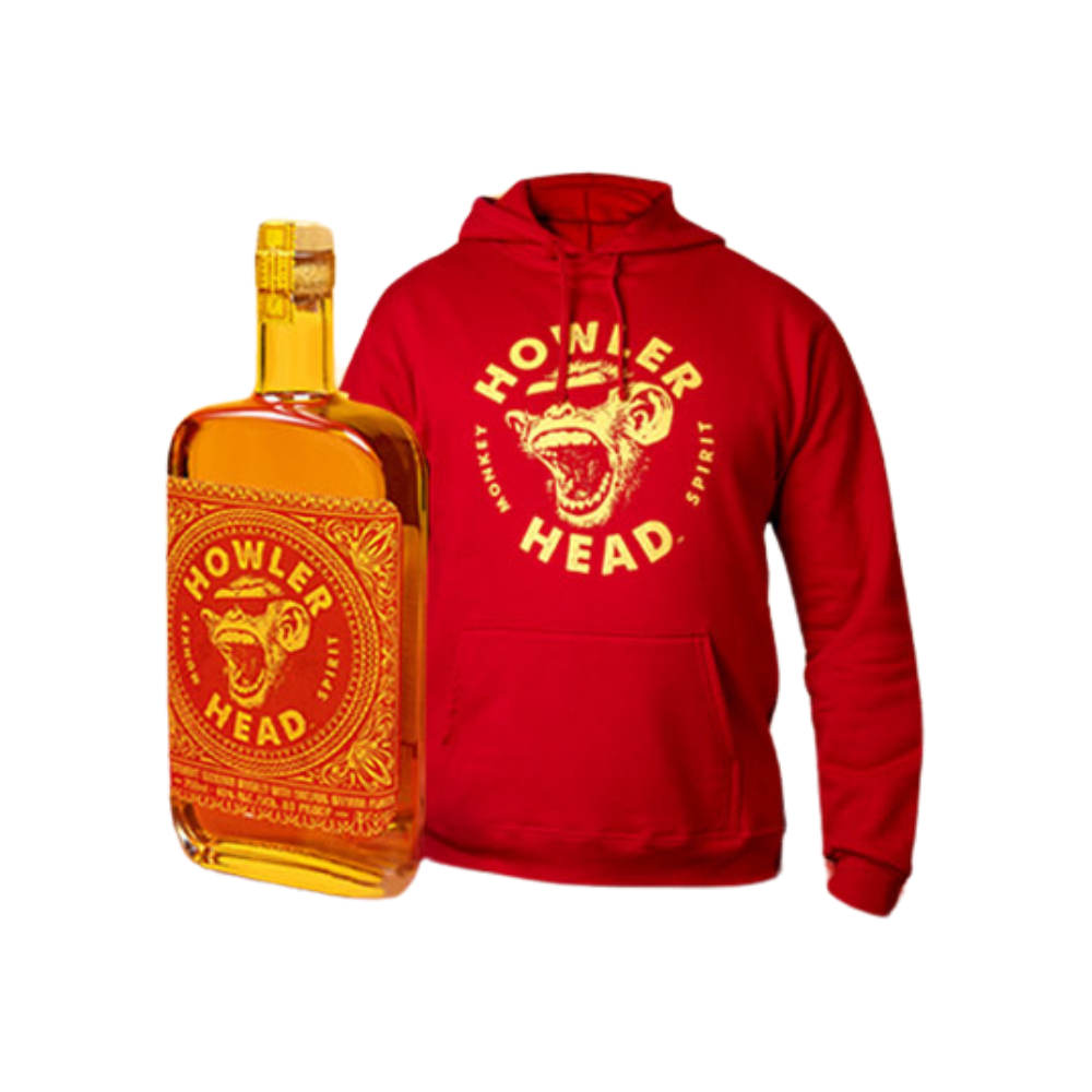 Whiskey Bourbon Howler Head De Platano 750 ml. + Hoodie 1 Whiskey Bourbon Howler Head De Platano 750 ml. + Hoodie