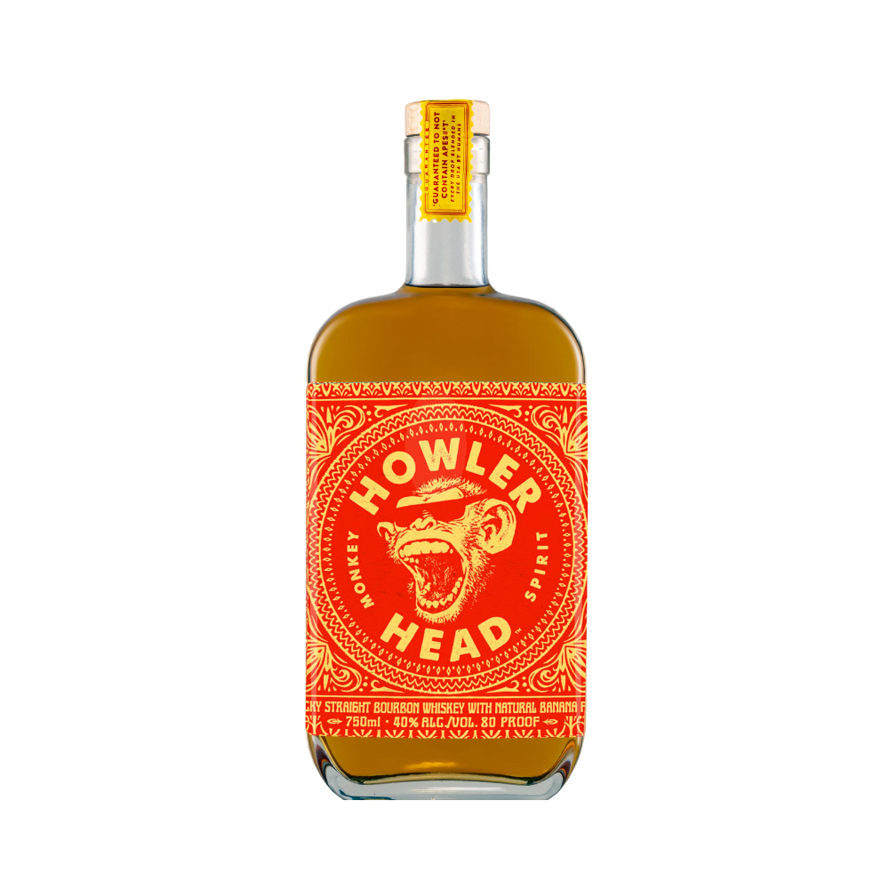 Whiskey Bourbon Howler Head De Platano 750 ml. + Hoodie 4 Whiskey Bourbon Howler Head De Platano 750 ml.