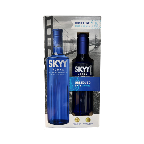 Vodka Skyy 750 ml. + 375 ml.