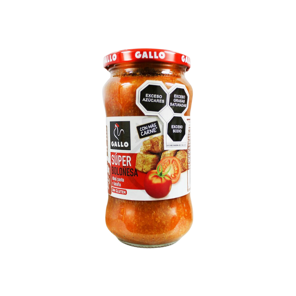 Salsa De Tomate Gallo Super Boloñesa 350 gr. 1 Salsa De Tomate Gallo Super Boloñesa 350 gr.