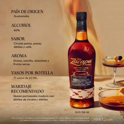 Ron Zacapa Centenario La Pasion 750 ml. 5 Ron Zacapa Centenario La Pasion 750 ml.