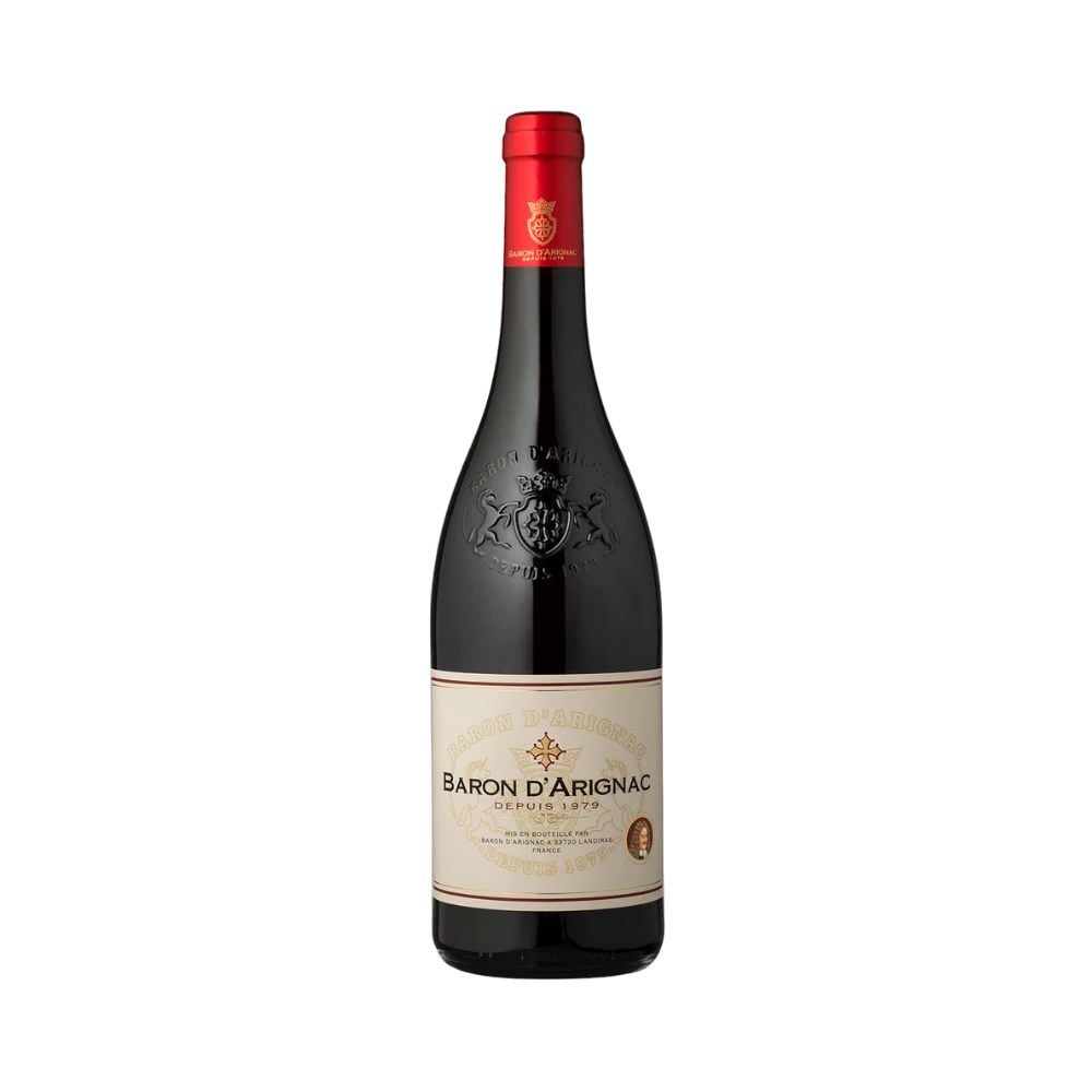 Vino Tinto Baron D'Arignac 750 ml. 1 Vino Tinto Baron D'Arignac 750 ml.