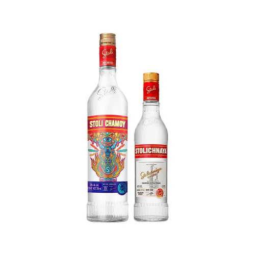Vodka Stolichnaya Chamoy 750 ml. + Stolichnaya 375 ml.