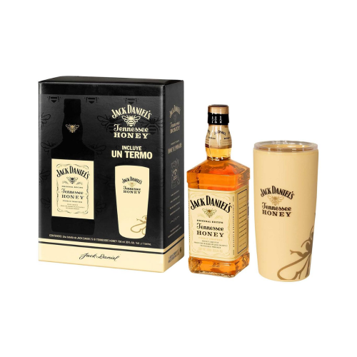 Whiskey Jack Daniels Honey 700 ml. + Termo