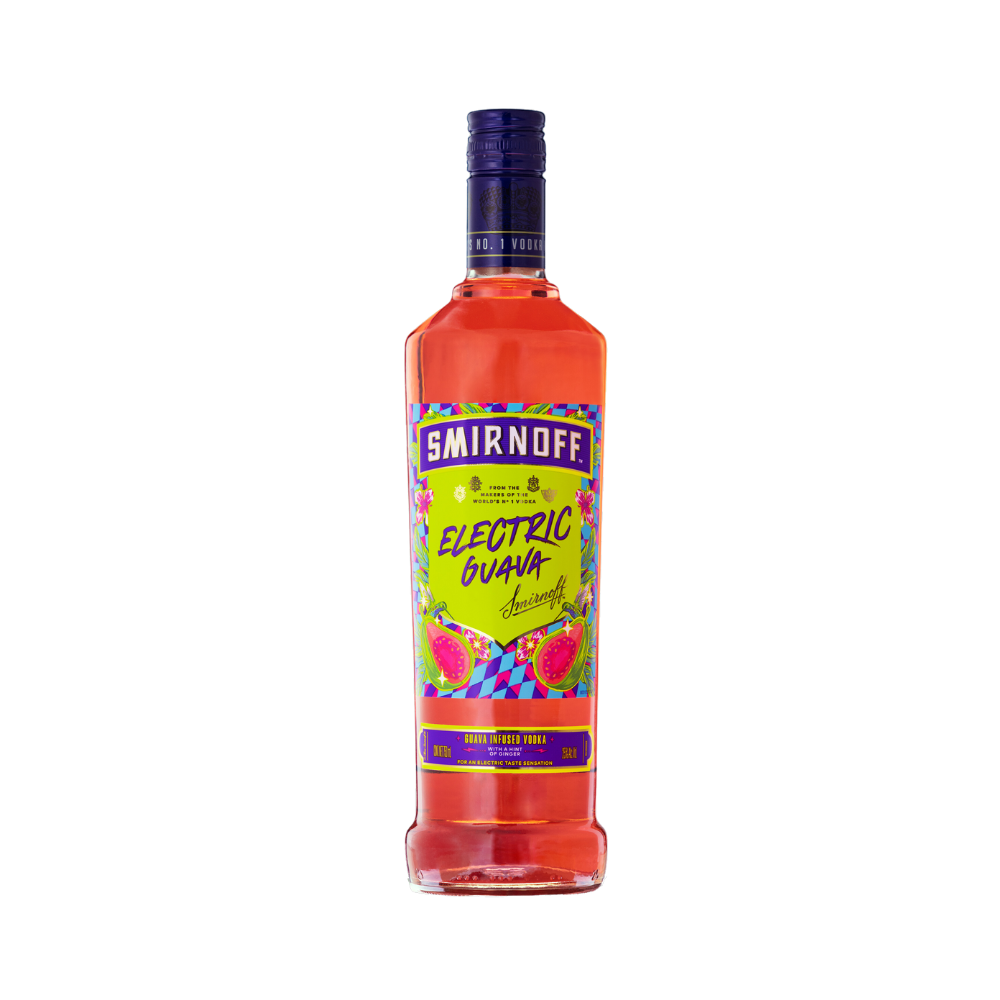 Licor De Vodka Smirnoff Electric Guava 750 ml. 1 Licor De Vodka Smirnoff Electric Guava 750 ml.