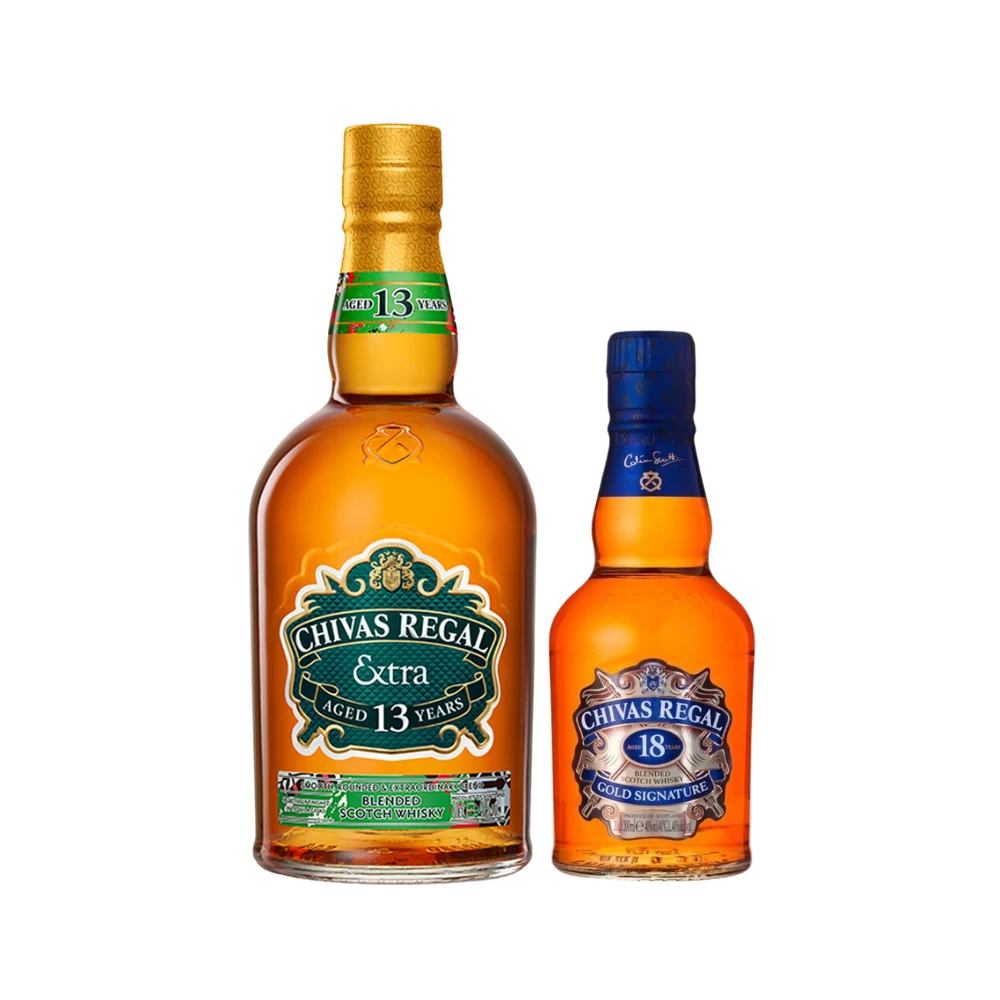 Whisky Chivas Regal Extra 13 Años Tequila 750 ml. + Chivas Regal 18 Años 200 ml. 2 Whisky Chivas Regal Extra 13 Años Tequila 750 ml. + Chivas Regal 18 Años 200 ml.