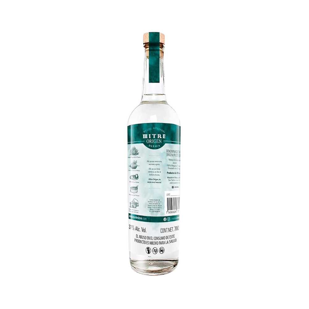 Mezcal Mitre Origen Artesanal 700 ml. 2 Mezcal Mitre Origen Artesanal 700 ml.