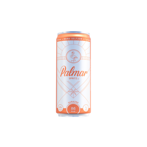 Palmar Hard Seltzer Durazno 355 ml.