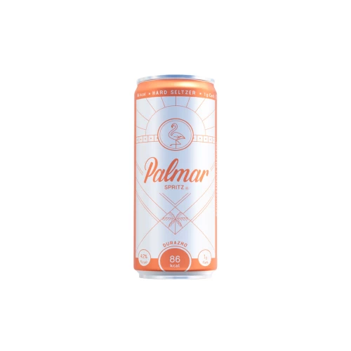 Palmar Hard Seltzer Durazno 355 ml.