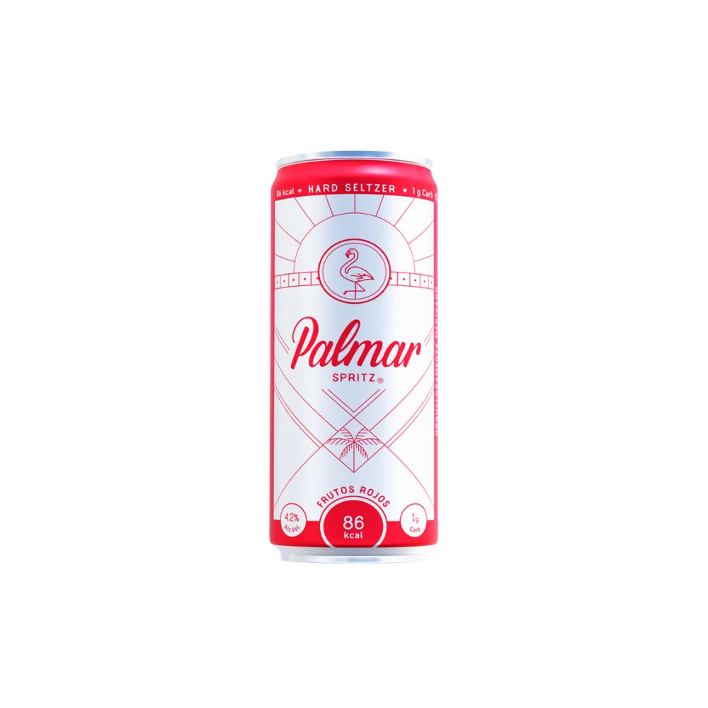 Palmar Hard Seltzer Frutos Rojos 355 ml. 1 Palmar Hard Seltzer Frutos Rojos 355 ml.