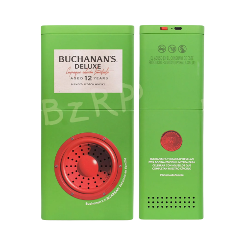 Whisky Buchanans 12 Años 750 ml. + Amplificador Bizarrap
