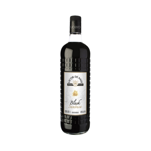 Licor De Anis Ucero Black Sambuca 1000 ml.