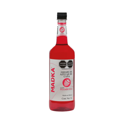Jarabe De Azucar De Caña Madka Frambuesa 1000 ml.