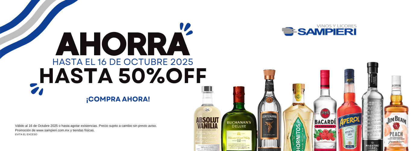 Descuento promocion vinos y licores sampieri