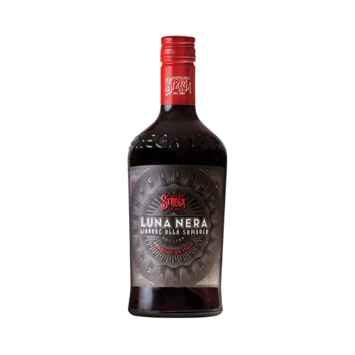 Licor Sambuca Luna Nera Strega 750 ml.