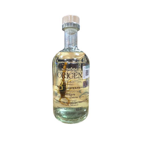 Mezcal Origen 1850 Espadin con Alacran 750 ml.