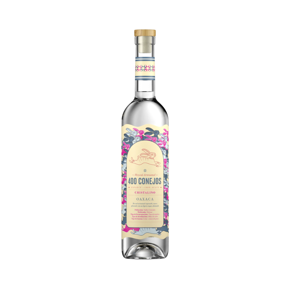 Mezcal 400 Conejos Cristalino 700 ml. 1 Mezcal 400 Conejos Cristalino 700 ml.