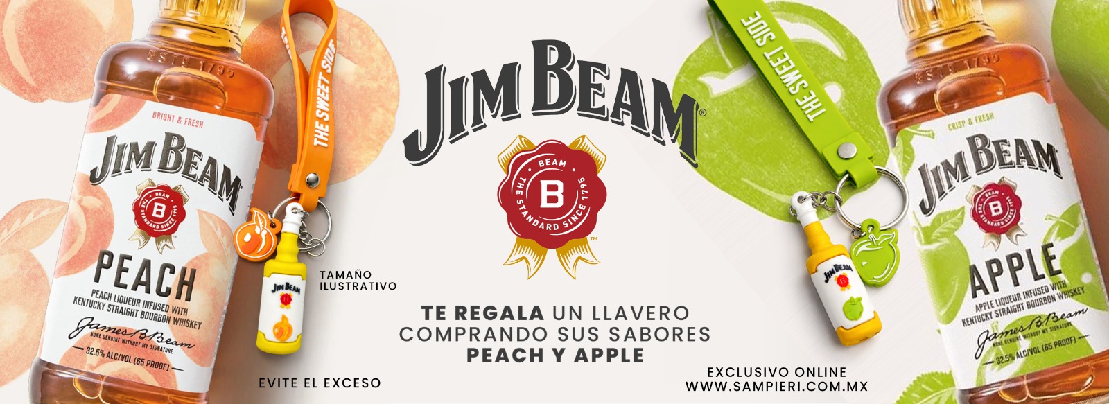 Licor Jim Beam Llavero